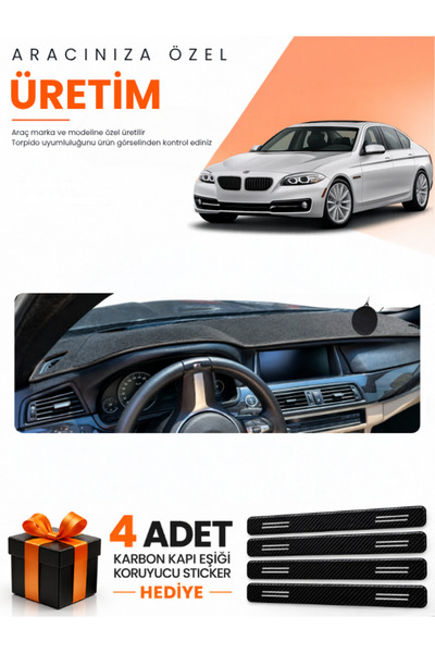 e-biz غطاء حماية توربيدو متوافق مع سيارة BMW F10 (2010-2017) - أسود - BM004