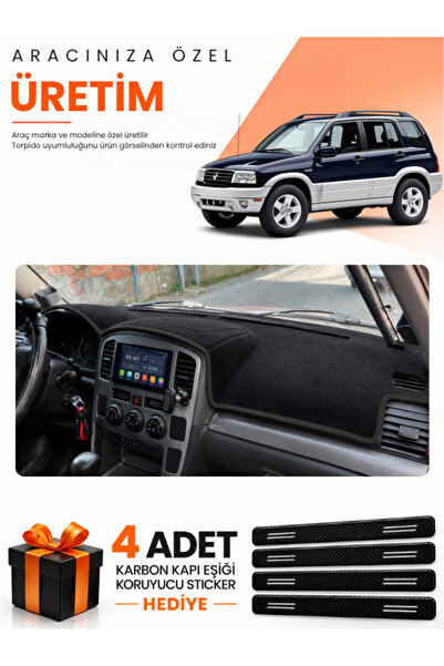 e-biz Suzuki Grand Vitara (2003-2006) Compatible Dashboard Protection Cover A...