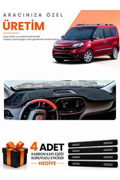 e-biz Fiat Doblo (2015-2023) Compatible Dashboard Protection Cover Auto Cover...