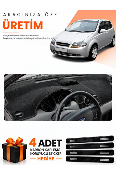 e-biz Chevrolet Kalos (2009-2013) Compatible Dashboard Protection Cover Auto ...