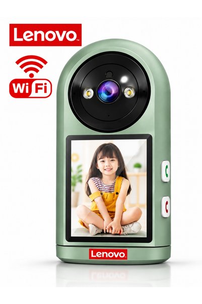 LENOVO C17C 3MP HD WiFi Kamera Ekranlı Görüntülü Konuşma - Otomatik Takip Akı...