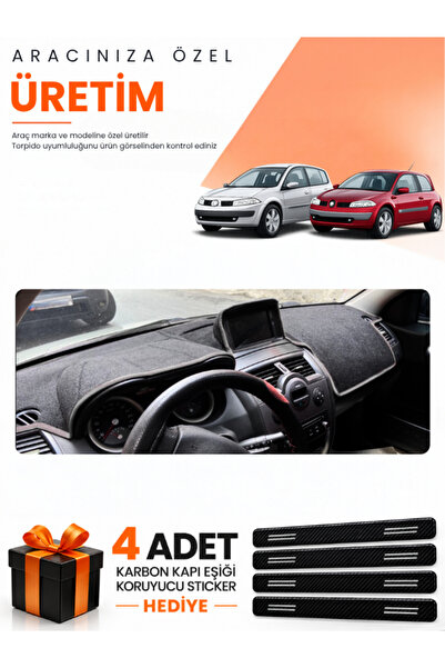 e-biz Renault Megane 2 Large Screen (2002-2009) Compatible Dashboard Protecti...