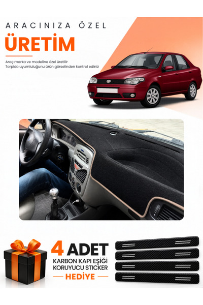 e-biz Fiat Albea (1999-2005) Compatible Dashboard Protection Cover Auto Cover...