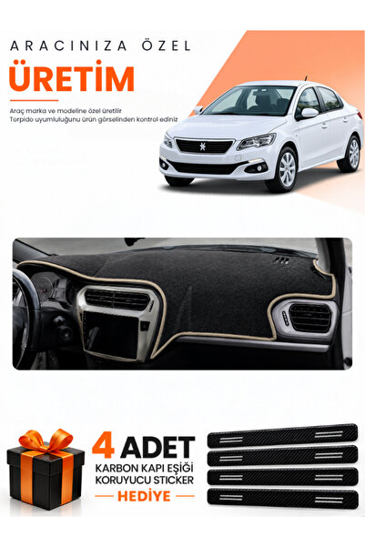 e-biz Peugeot 301 (2012-2022) Compatible Dashboard Protection Cover Auto Cove...
