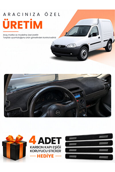 e-biz غطاء حماية توربيدو متوافق مع OPEL COMBO B (1992-2000) - أسود - OP006