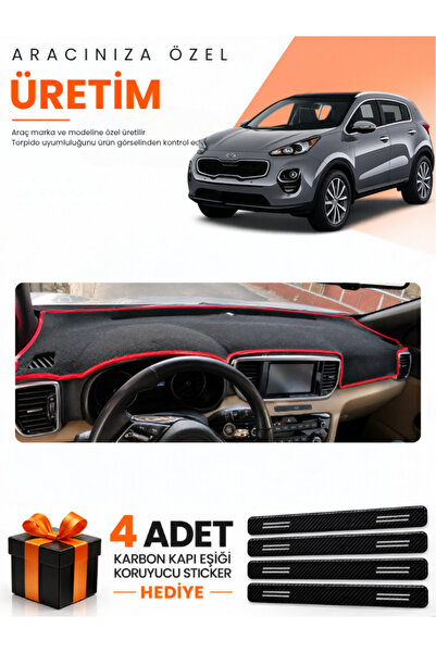 e-biz Kia Sportage (2018-2021) Compatible Dashboard Protection Cover Auto Cov...