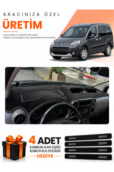 e-biz Peugeot Partner Covered (2010-2014) Compatible Glove Box Protection Cov...