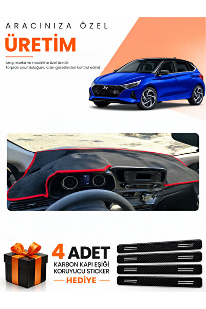 e-biz Hyundai̇ İ20 (2020-2024) Compatible Dashboard Protection Cover Auto Cov...