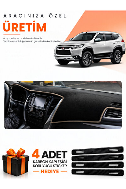 e-biz Mitsubishi Pajero Sport (2015-Onwards) Compatible Dashboard Protection ...