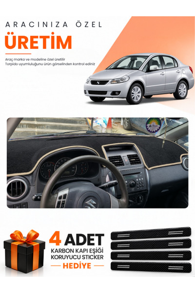 e-biz Suzuki Sx-4 (2006-2014) Compatible Dashboard Protection Cover Auto Cove...