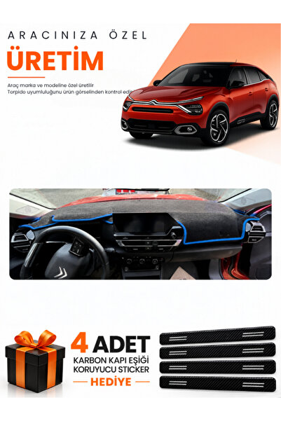 e-biz Citroen C4 Without Display (2020-2026) Compatible Dashboard Protection ...