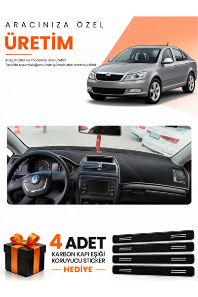e-biz Skoda Octavia (2009-2012) Compatible Dashboard Protection Cover Auto Co...