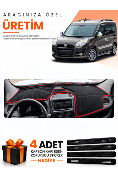 e-biz Fiat Doblo (2013-2015) Covered Compatible Glove Box Protection Cover Au...