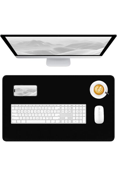 GENERAL Hsurbtra Mouse Pad, Premium Texture Small Round 8.5 x Inch White Stit...