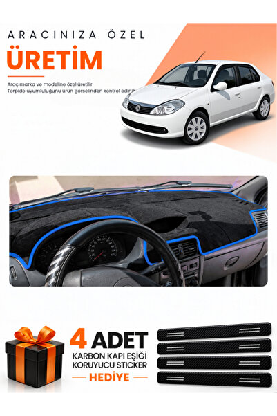 e-biz Renault Symbol Airbagged (2008-2011) Compatible Torpedo Protection Cove...