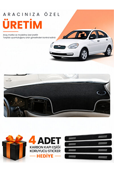 e-biz Hyundai Accent Era (2006-2011) Compatible Dashboard Protection Cover Au...