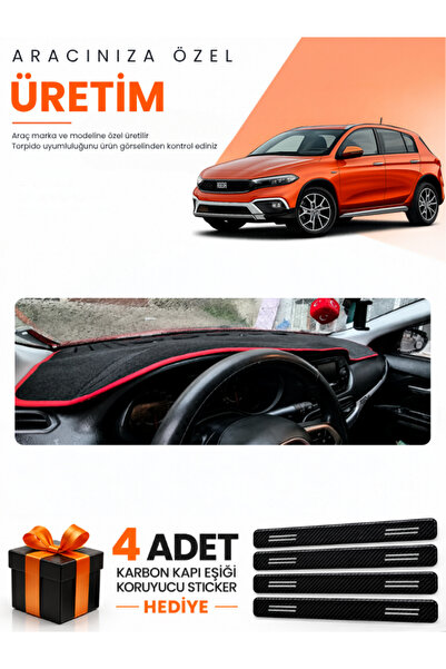e-biz Fi̇at Egea Cross (2021-2026) Tablet-Free Compatible Torpedo Protection ...