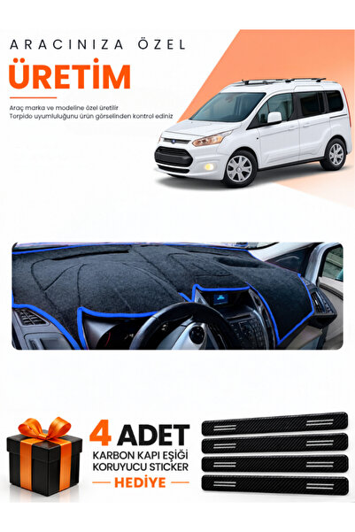 e-biz Ford Tourneo Connect (2013-2020) Compatible Dashboard Protection Cover ...