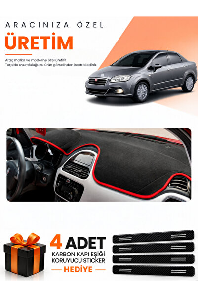 e-biz Fiat Linea Urban (2015-2021) Compatible Dashboard Protection Cover Auto...