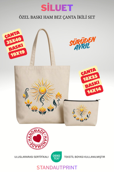 SİLUET Raw Cotton Bag