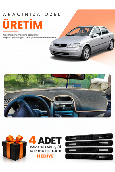 e-biz غطاء حماية توربيدو متوافق مع سيارة أوبل أسترا جي (1998-2008) - أسود-بيج...