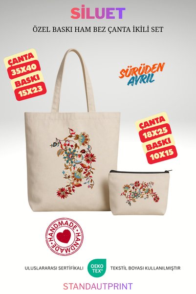 SİLUET Raw Cotton Bag