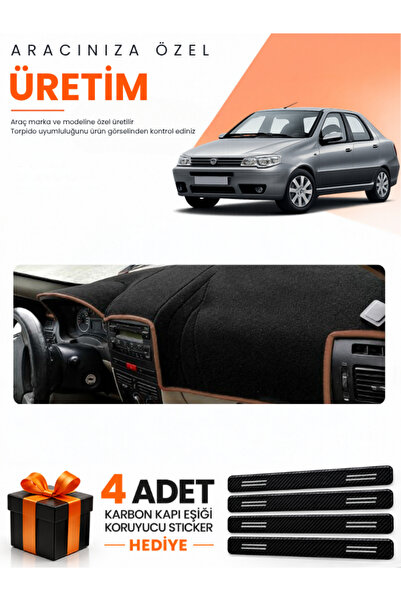e-biz Fiat Albea (2005-2012) Compatible Dashboard Protection Cover Auto Cover...