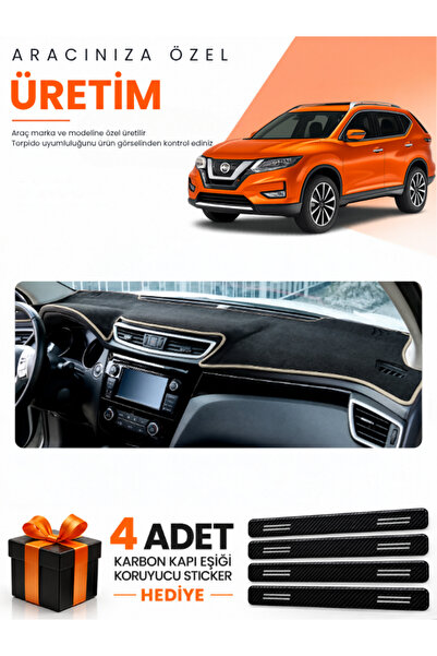 e-biz Nissan X-Trail (2013-2020) Compatible Dashboard Protection Cover Auto C...