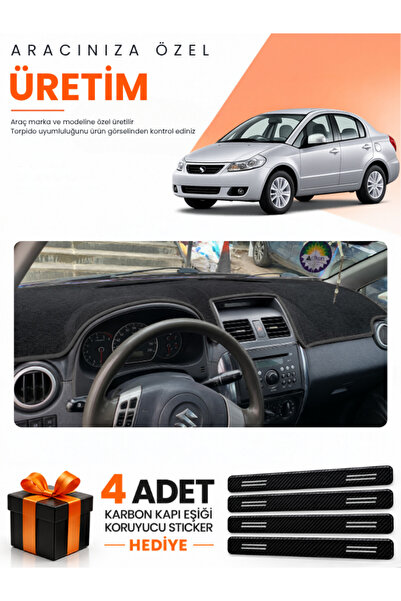 e-biz غطاء حماية توربيدو متوافق مع سيارة سوزوكي SX-4 (2006-2014) - أسود - SZ001