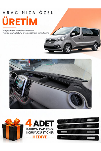 e-biz Renault Trafic Coverless (2015-2022) Compatible Dashboard Protection Co...