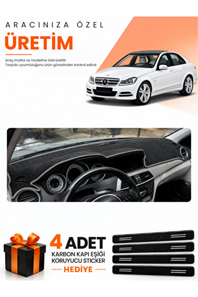 e-biz Mercedes W204 C180 (2007-2014) Compatible Dashboard Protection Cover Au...