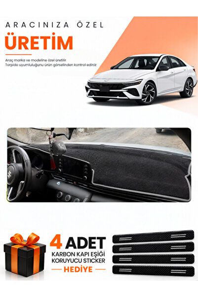 e-biz Hyundai Elantra (2020-2026) Compatible Dashboard Protection Cover Auto ...
