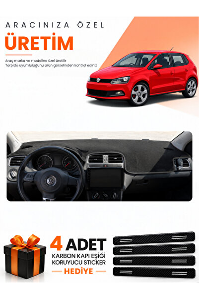 e-biz Volkswagen Polo (2009-2019) Compatible Dashboard Protection Cover Auto ...