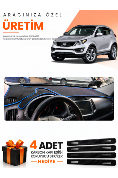 e-biz Kia Sportage (2010-2016) Compatible Dashboard Protection Cover Auto Cov...