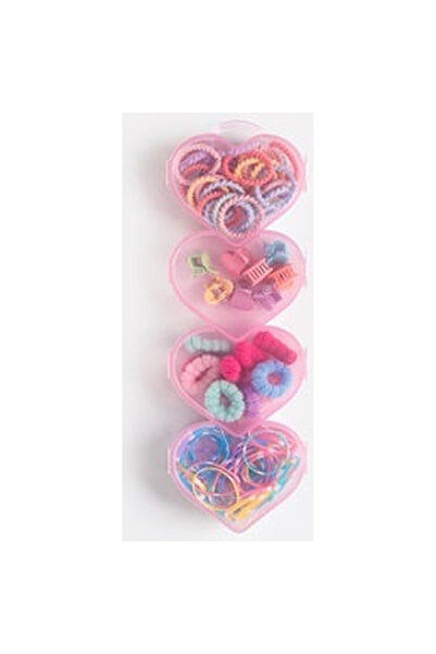OEM Children's Hair Accessories Set - 108pcs - Elastics & Clips