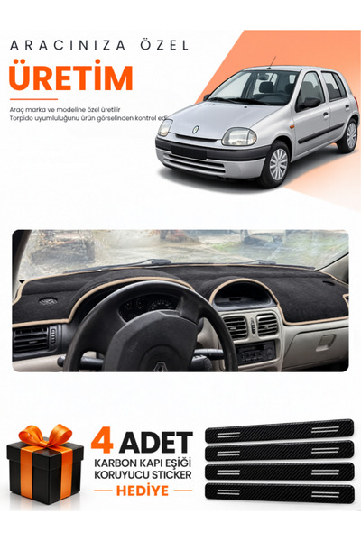 e-biz Renault Clio 2 Screened (1998-2001) Compatible Torpedo Protection Cover...