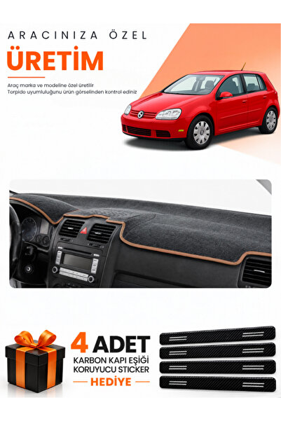 e-biz Volkswagen Golf 5 (2003-2009) Compatible Dashboard Protection Cover Aut...