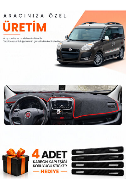e-biz Fiat Doblo D3 (2010-2013) Compatible Torpedo Protection Cover Auto Cove...