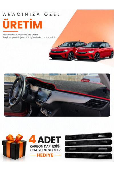 e-biz Opel Corsa F (2019-2026) Compatible Dashboard Protection Cover Auto Cov...