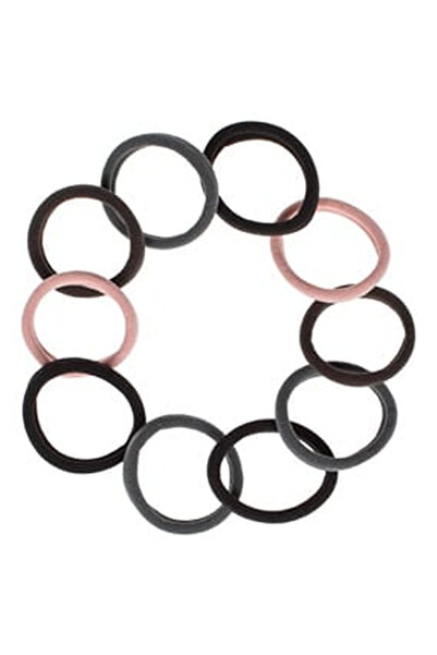 OEM Elastice Par Frotte Antracit Negre Powder Pink pentru Femei - 10buc