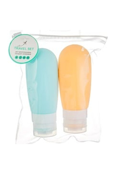 OEM Set Sticle din Silicon Ciel Portocalie de Calatorie 100ml