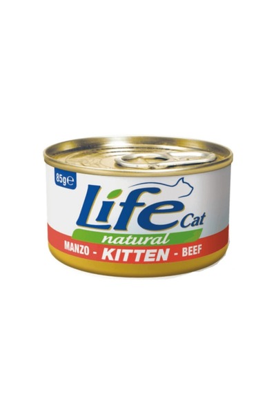 Generic Brand لايف كات معلبات قطط اللحم البقري للكتين 85 جرام