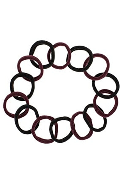 OEM Elastice Par Frotte Negre Bordo pentru Femei - 14buc