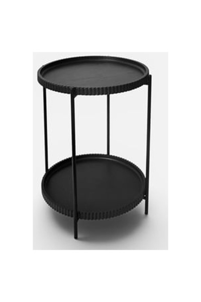 OEM Black Round Side Table Ø42x52cm
