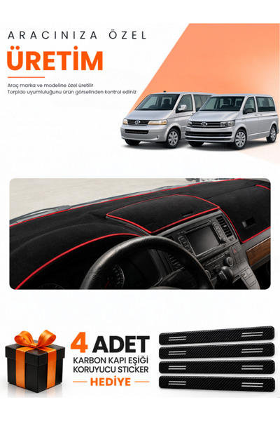 e-biz غطاء حماية توربيدو متوافق مع سيارة VW TRANSPORTER T5 DOUBLE KPK (2003-2...