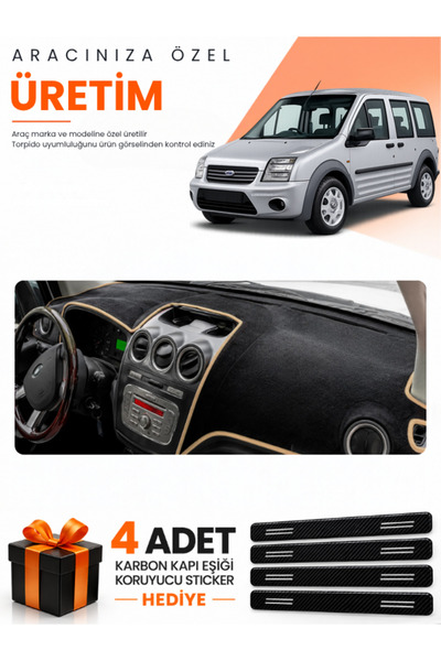 e-biz Ford Connect (2009-2012) Compatible Dashboard Protection Cover Auto Cov...