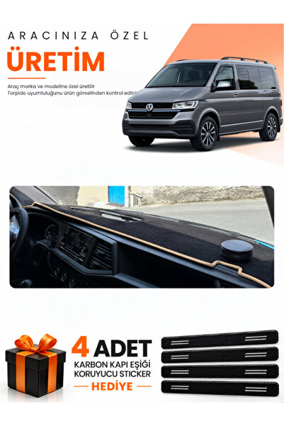 e-biz Volkswagen Transporter T7 (2021-2024) Compatible Dashboard Protection C...