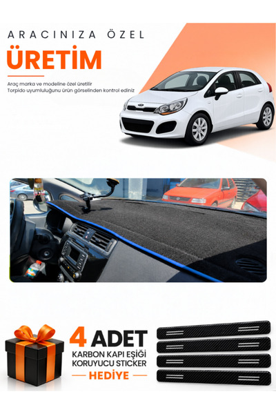 e-biz Kia Rio (2012-2018) Compatible Dashboard Protection Cover Auto Cover - ...