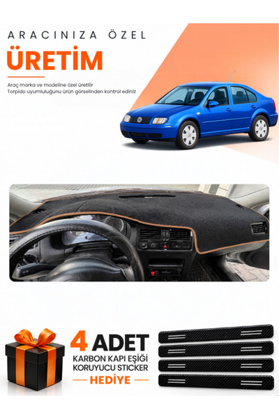 e-biz Volkswagen Jetta (1997-2003) Compatible Dashboard Protection Cover Auto...