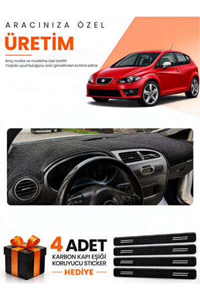 e-biz Seat Leon (2005-2012) Compatible Dashboard Protection Cover Auto Cover ...